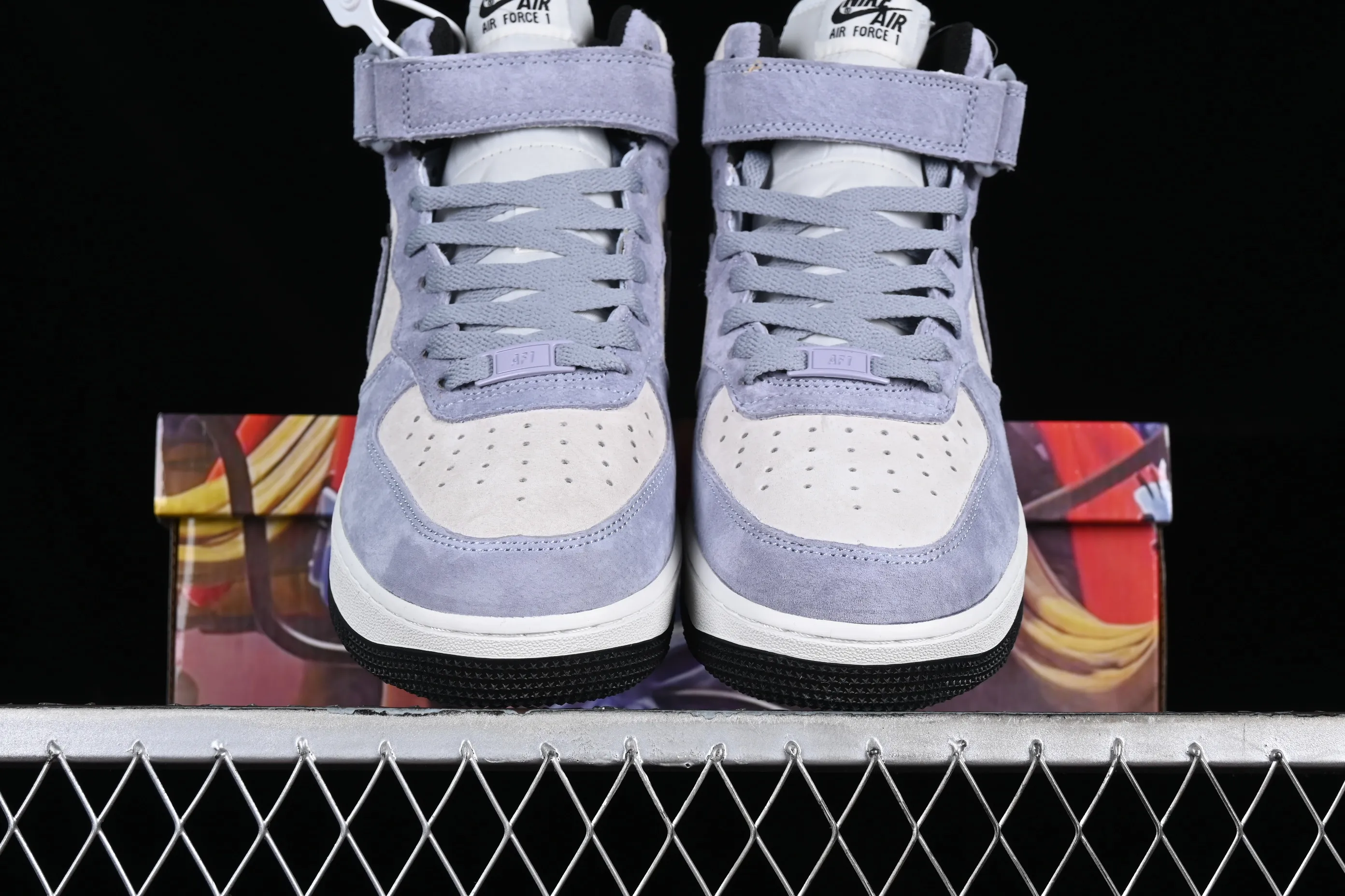 All categories Nk Air Force 1 Air Force series Nk Air Force 1 Mid Air Force mid-top Nk Air Force 1'07 Mid light blue suede Air Force One mid-top casual sneakers CG9904-104